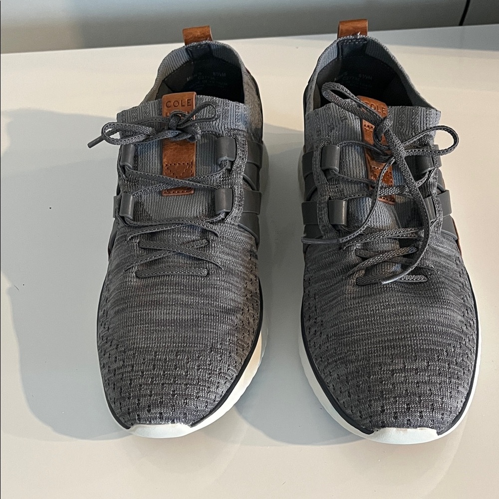 Cole Haan Men's Grand Motion Stitchlite Sneaker Shoe Charcoal Knit Size 8.5